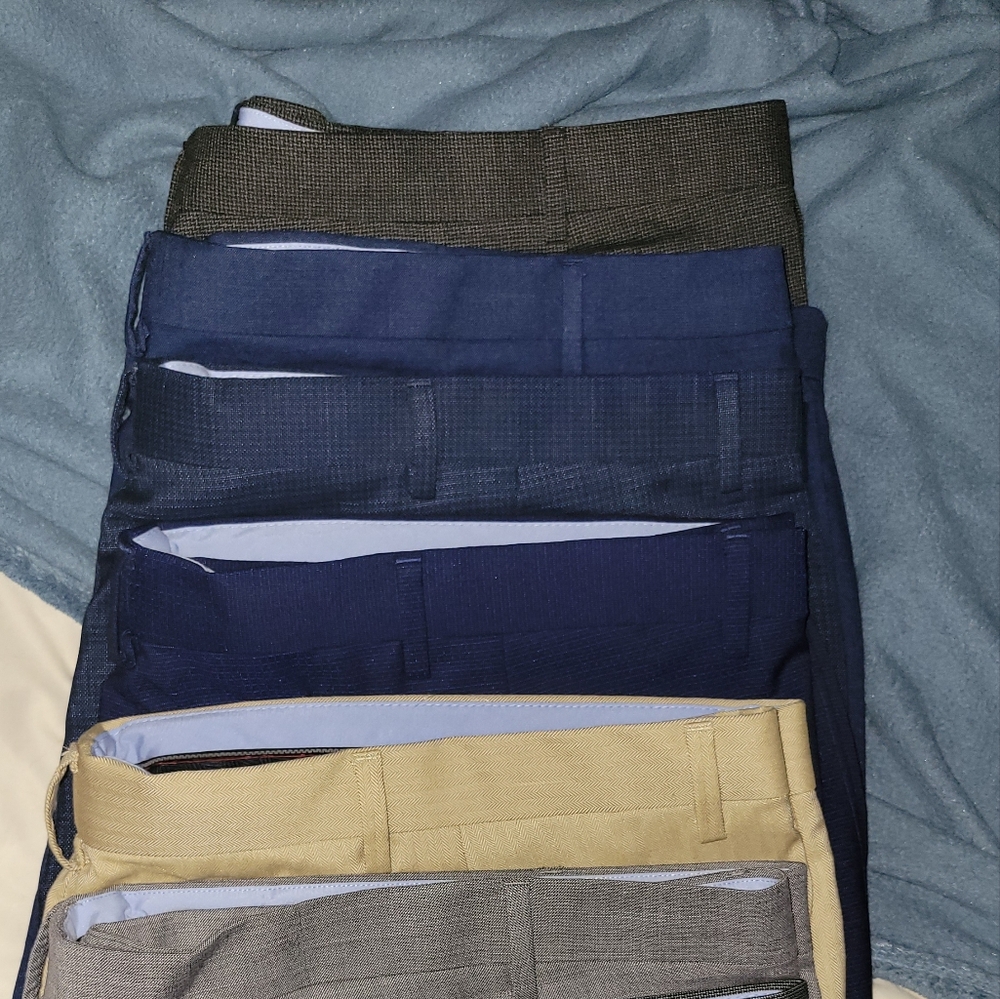 9 Pairs Roundtree and Yorke Slacks